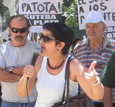 Amelia Garca - Secretaria General legtima de Suteba La Plata
