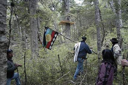La comunidad mapuche...