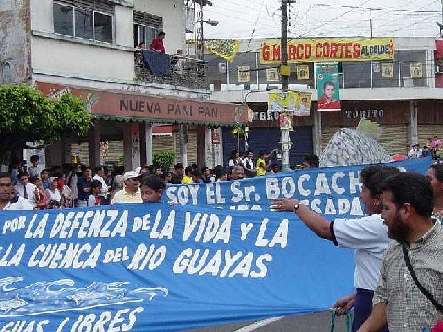 Marcha en Ecuador...