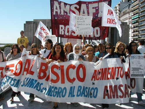 Marcha docente...
