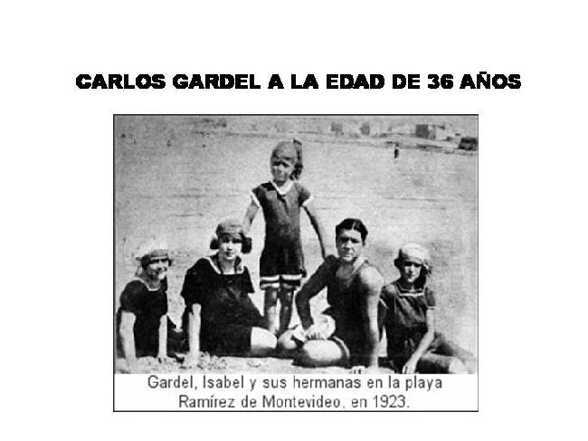 LA NOVIA DE GARDEL C...
