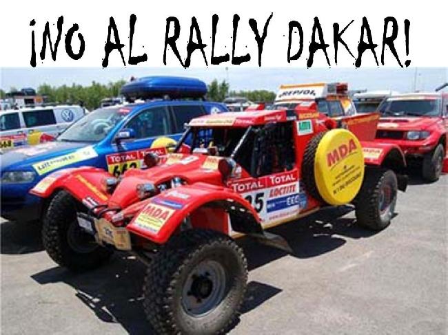 No al Rally Dakar. N...