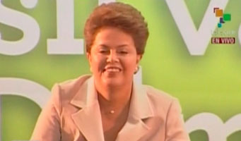 Dilma Rousseff se co...