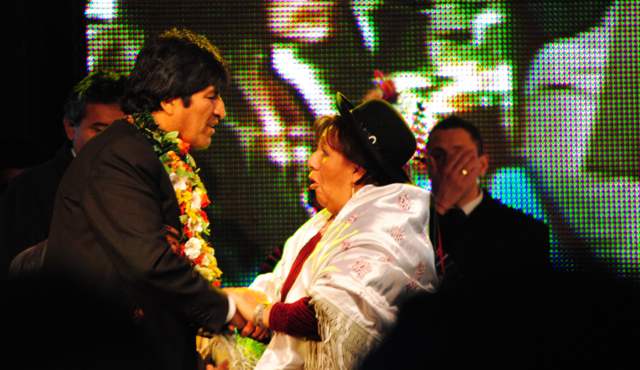 Evo Morales en Cordo...