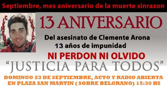 Clemente Arona: 13 a...