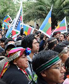 Mapuches convocan al...