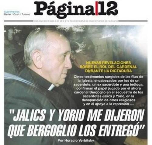 Jorge Bergoglio, acu...