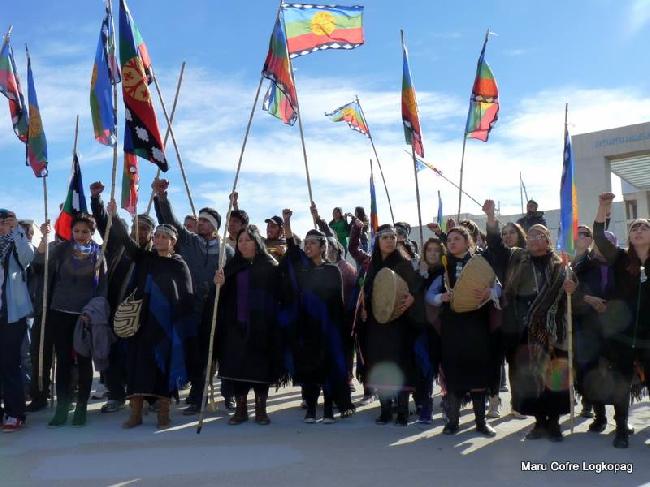 Las mujeres mapuches...