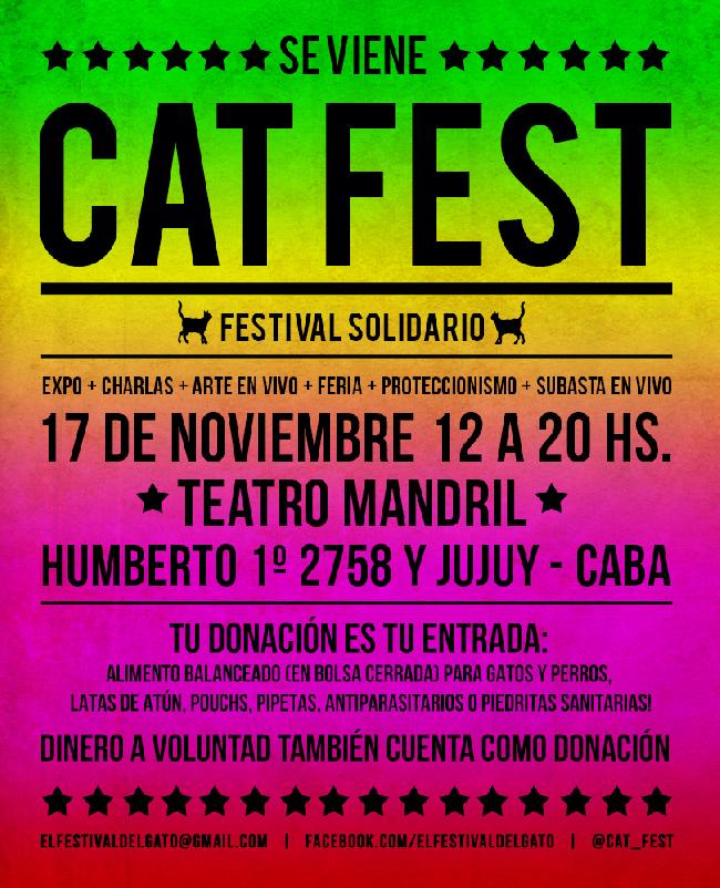 Se viene el Cat Fest...