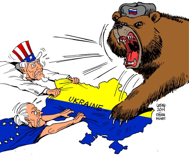 Ucrania en el juego ...