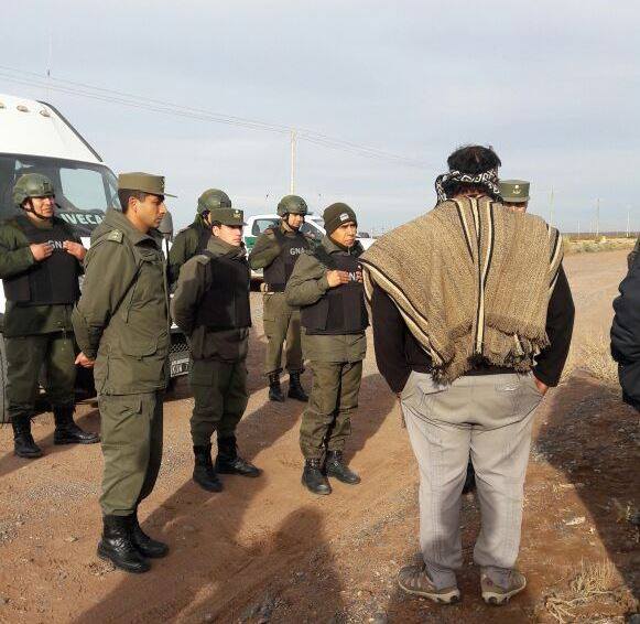 “YPF usa la Gendarmería para entrar ilegalmente a Territorio Mapuce”