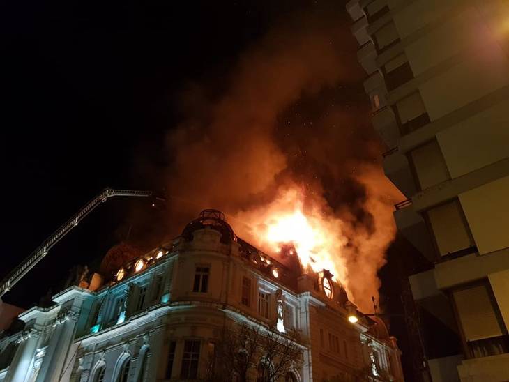 Aportantes truchos: se incendió una sede del Banco Nación donde había documentación