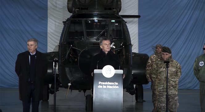 Macri introduce por decreto a las Fuerzas Armadas en “seguridad interior”