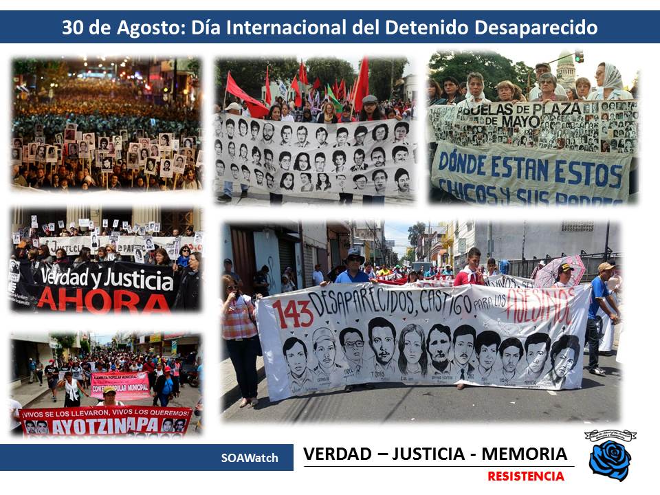 Conmemoramos el Día Internacional del Detenido-Desaparecido