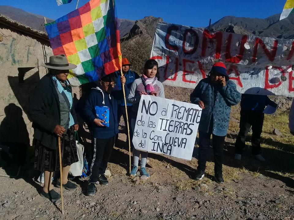 Tilcara: Comunidad Cueva del Inca impidió el remate de su territorio
