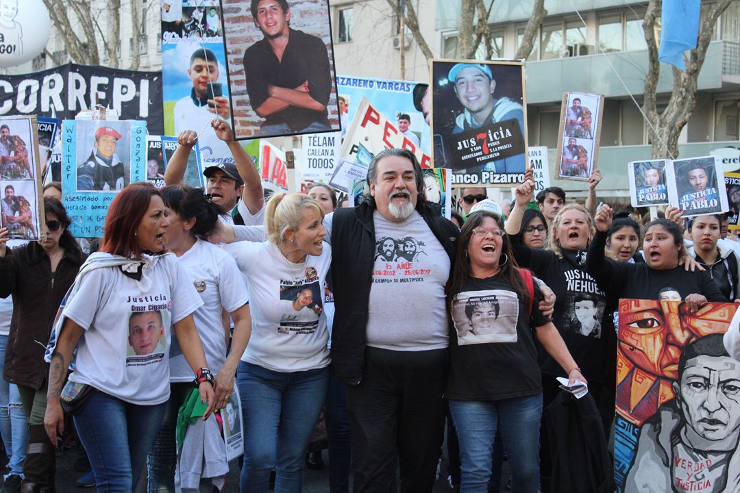 Contra el gatillo fácil: “Lo único que te puede hacer seguir adelante es la lucha organizada”