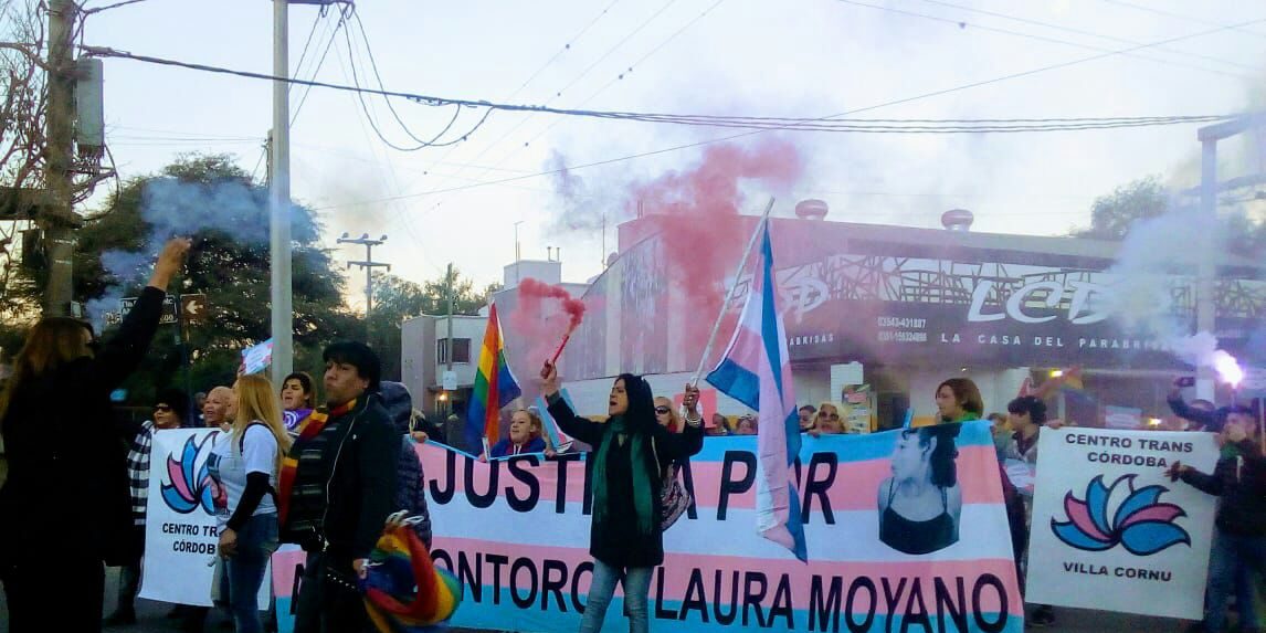 3 años del transfemicidio de Laura Moyano: familia y amigxs marcharon en su barrio