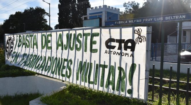 Fray Luis Beltrán: Preocupan posibles despidos en Fábrica Militar