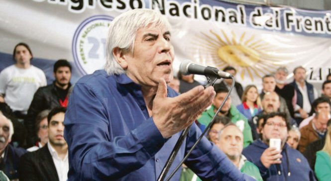 Moyano abrió etapa de protestas por Presupuesto, G-20 y el FMI