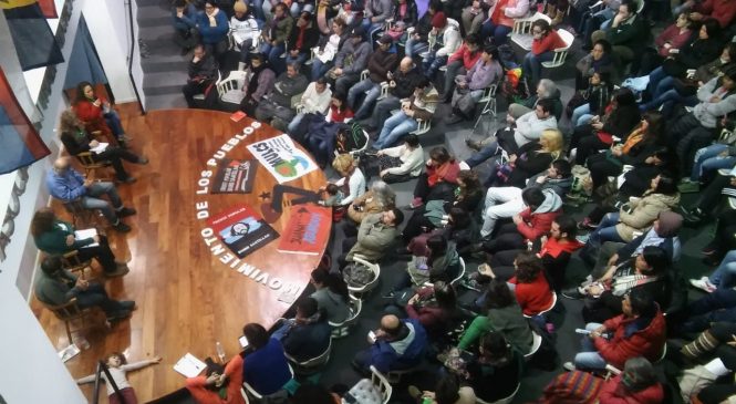 Presentación del Movimiento de los Pueblos: “por un socialismo feminista desde abajo”