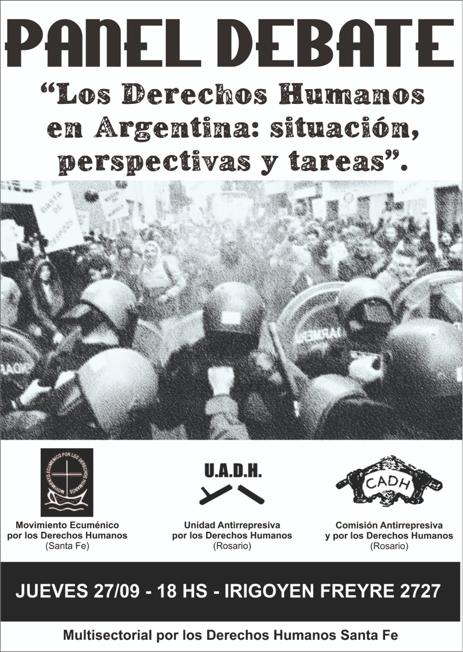 “Los DDHH en Argentina: situación, perspectivas y tareas”. Panel debate