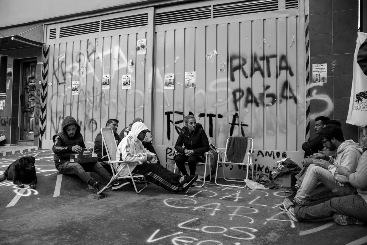 Gaelle: Asamblea abierta en puerta de fábrica