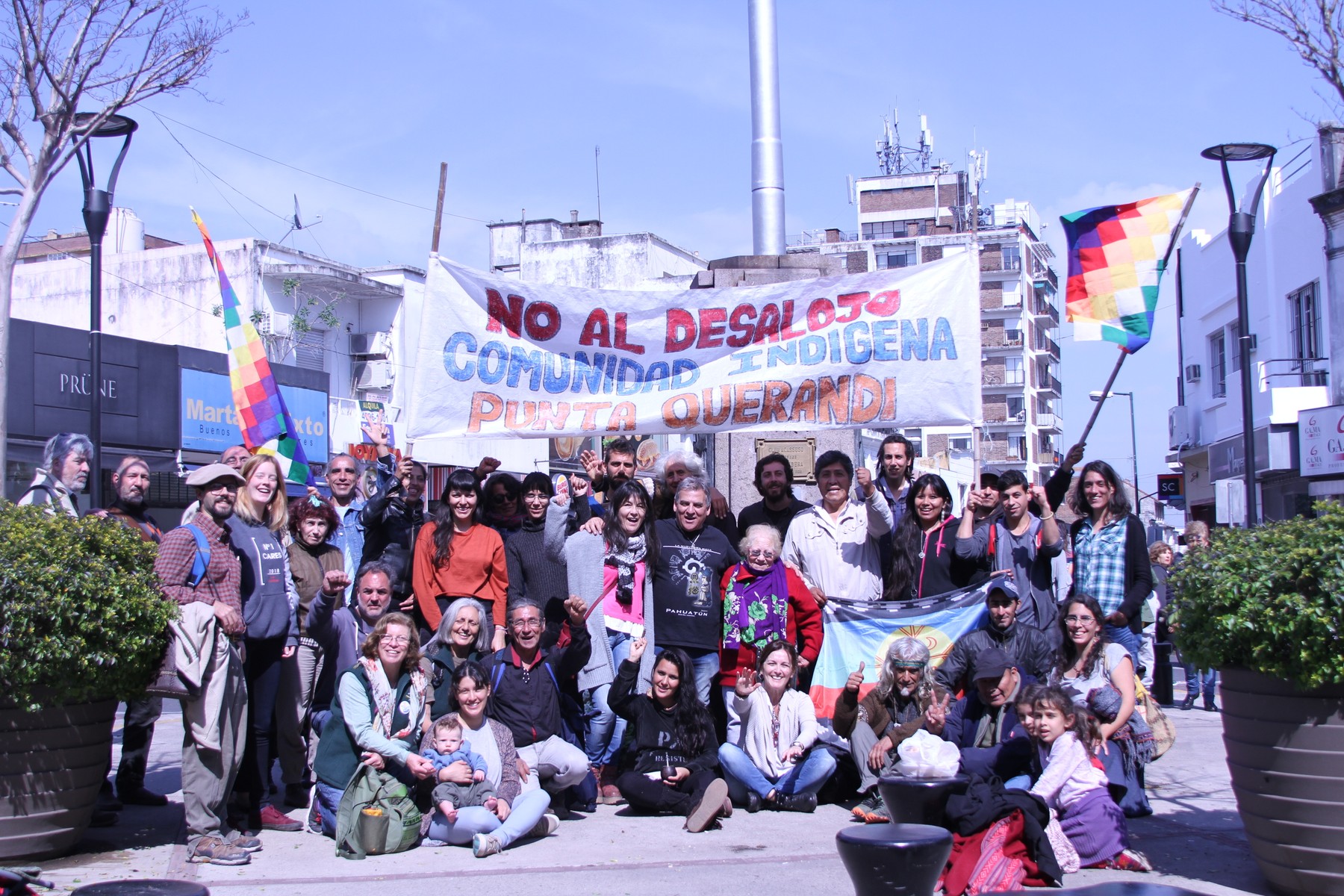Se realizó una nueva concentración en San Isidro contra el desalojo de Punta Querandí