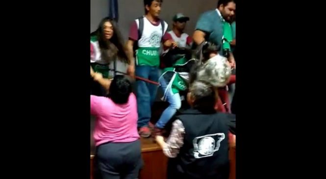 Chubut: Agresión de la Verde y Blanca a compañeros de ATE