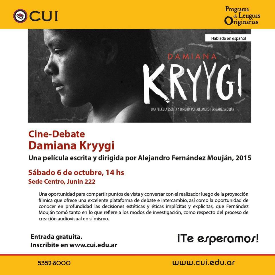 Cine-Debate: Damiana Kryygi en el Centro Universitario de Idiomas