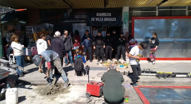 CABA: Policía Federal intenta desalojar la Asamblea de Villa Urquiza