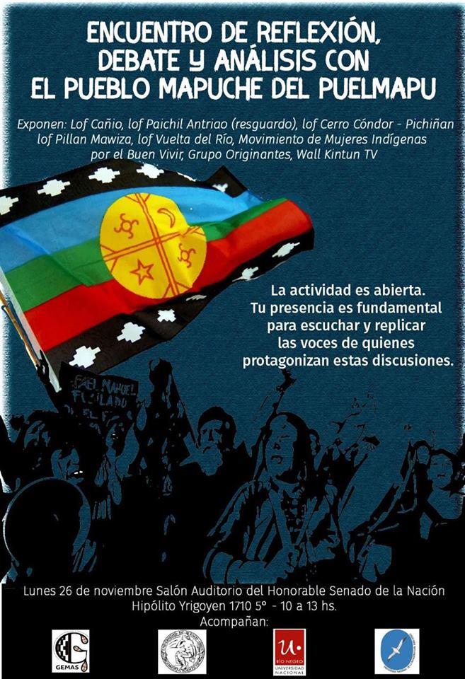Proclama Mapuche del Puelmapu en el Congreso argentino