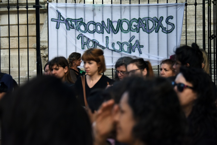 Autoconvocadas contra el fallo por el femicidio de Lucía Pérez