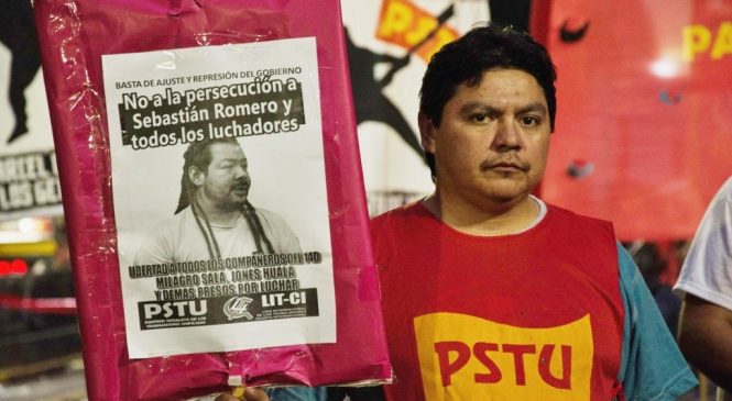Visita del Encuentro Memoria Verdad y Justicia al compañero del PSTU Daniel Ruiz