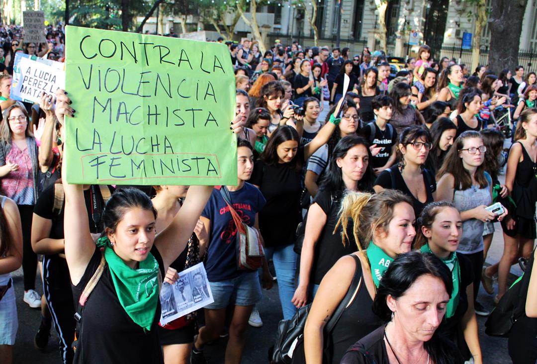 Hartas: el movimiento feminista copó las calles por #JusticiaPorLucia