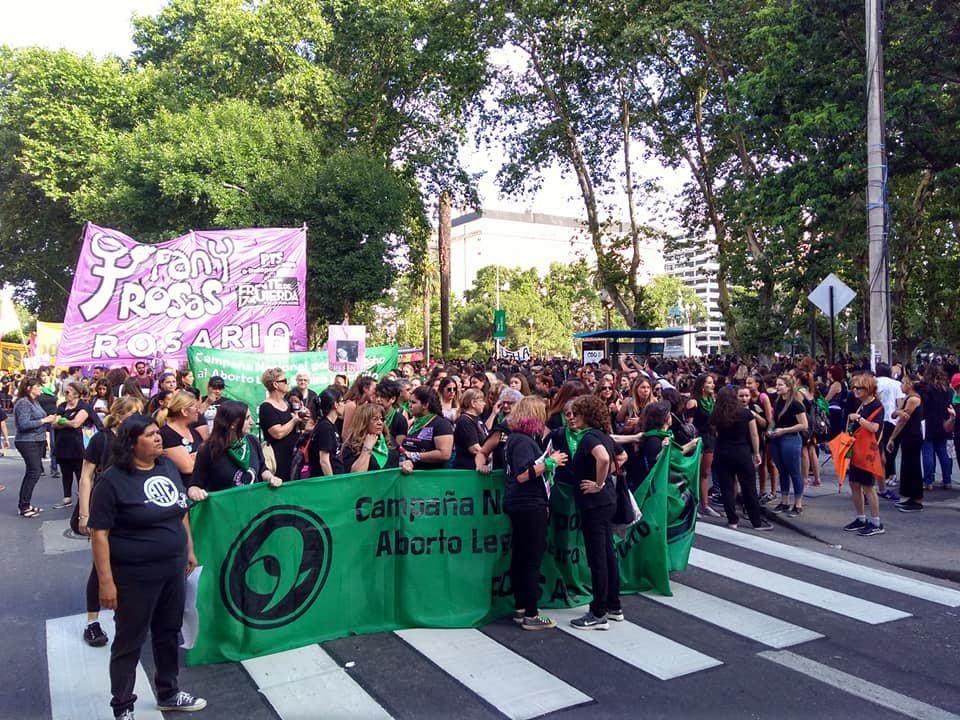 Rosario: Comenzó el paro feminista y movilización por Lucía Pérez