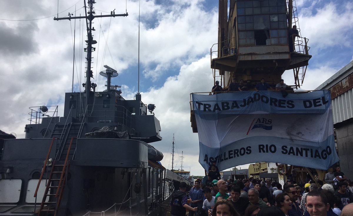 Trabajadores del Astillero Río Santiago entregaron el buque ARA King