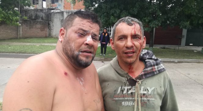 Represión y detenidos en Cresta Roja