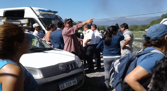 Desalojan a integrantes de la comunidad indígena Indio Colalao Base Monte Bello