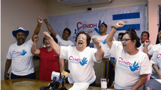 Quieren borrar los expedientes de crímenes sexuales tras la cancelación de la personería jurídica del Centro Nicaragüense de Derechos Humanos (Cenidh)