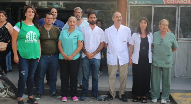Apagón en el Hospital San Martín: “Es consecuencia del presupuesto más escaso en la historia de la Provincia”