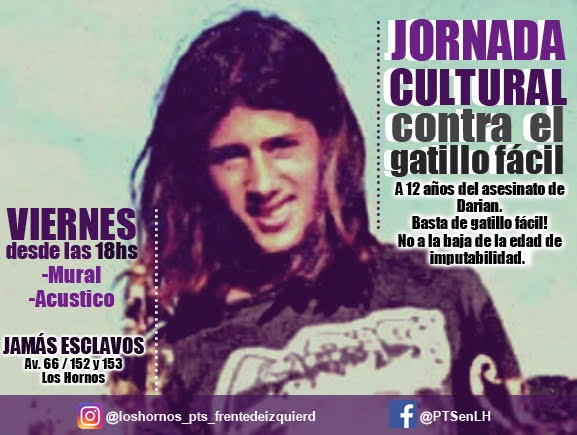 Jornada cultural x 12 años sin Darián Barzábal