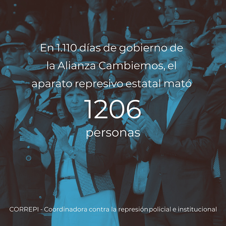 El gobierno de Macri mata una persona cada 22 horas