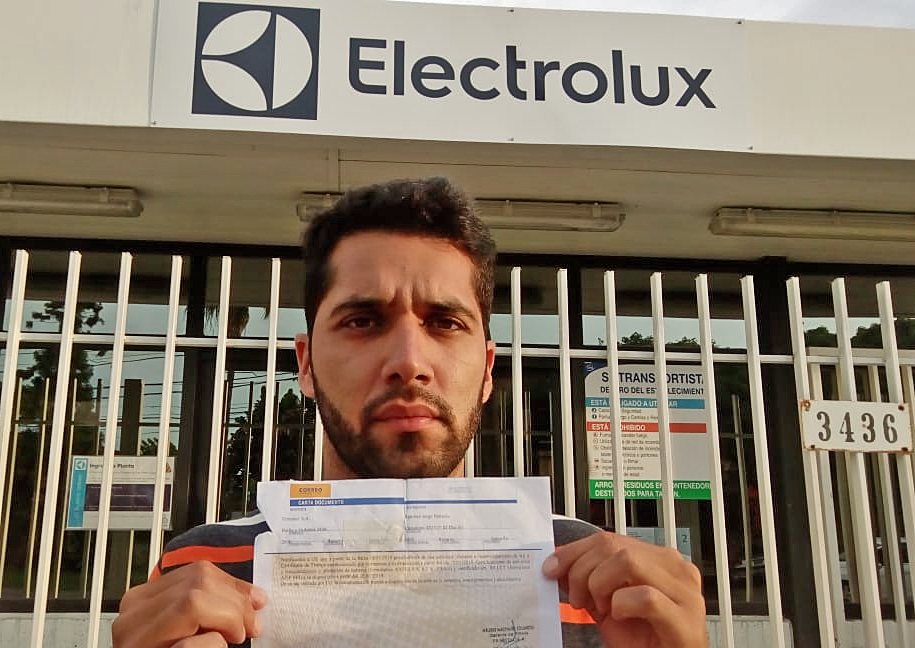 Despedido de Electrolux pide volver al trabajo: no le sirve la indemnización