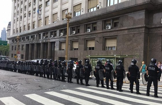La CTA Autónoma denuncia censura y militarización en Plaza de Mayo