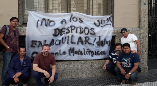 Fundición Aguilar: negociación en suspenso con los trabajadores afuera