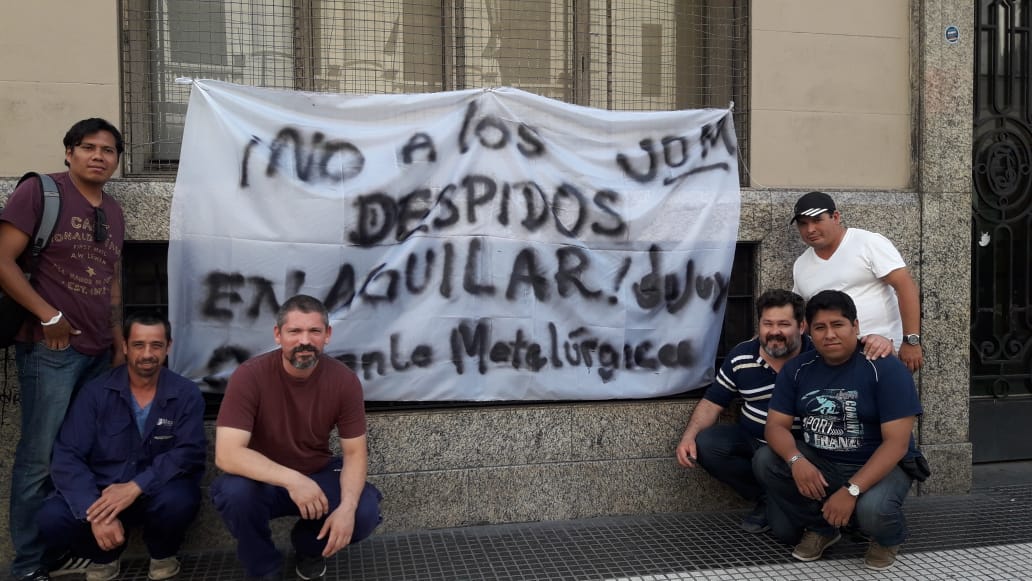 Fundición Aguilar: negociación en suspenso con los trabajadores afuera