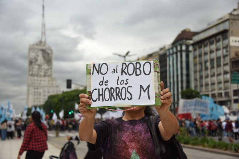 Marcha en Ciudad de Buenos Aires contra los tarifazos