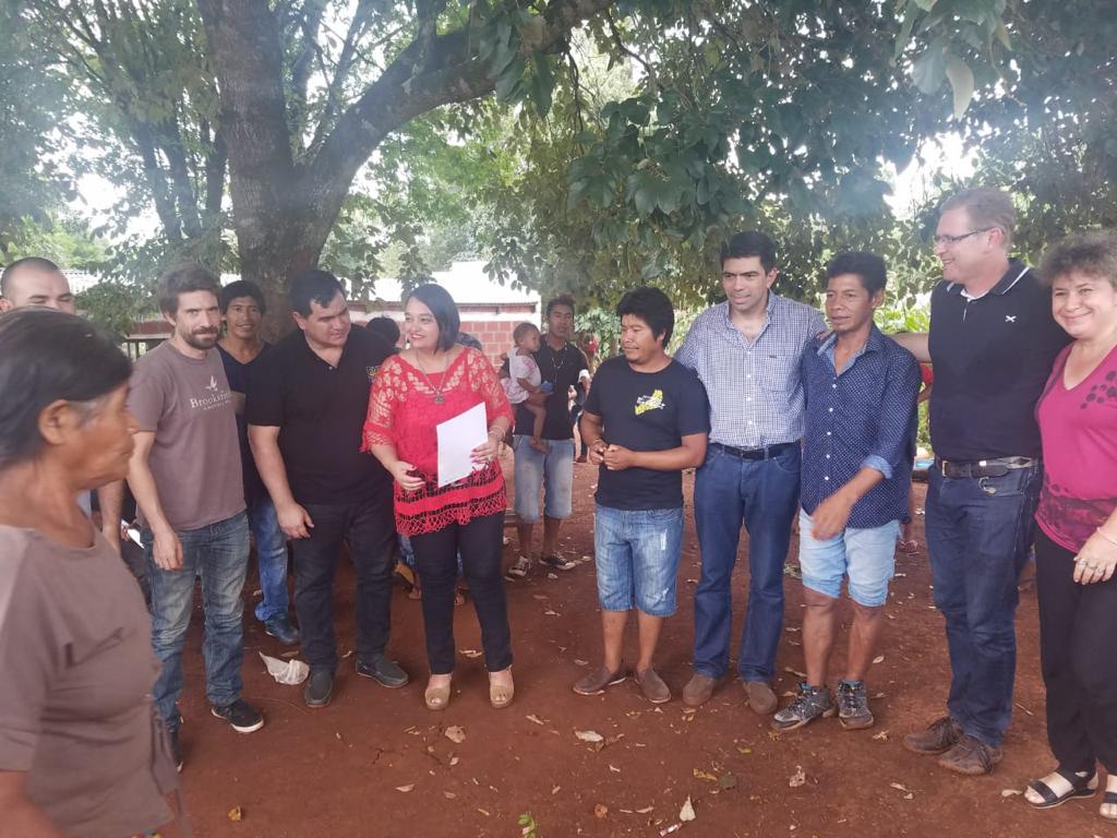 Misiones: transfirieron tierras a las comunidades mbya Aguay Poty e Ysyry