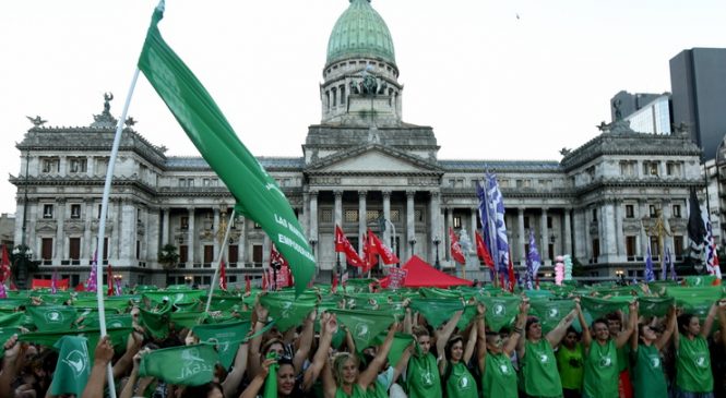 Pañuelazo frente al Congreso