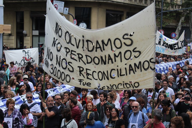 Un 24 de Marzo marcado por el repudio a la represión macrista